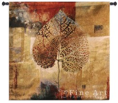 64x64 Abstract Autumn Fall Leaf Tapestry Wall Hanging - £241.15 GBP