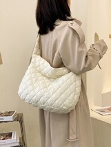 New Designer Winter Women Large Puffy  Bag Crossbody Purse Ladies Down Pdded Sof - £51.57 GBP