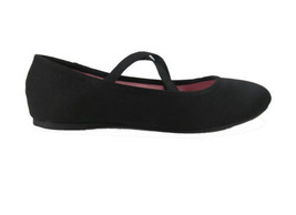 Wonder Nation Casual Criss Cross Flat (Toddler Girls) Black Size 8 - £8.54 GBP