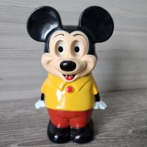 ILLCO Vintage Wind Up Walking Mickey Mouse Toy Walt Disney Plays Music See Video - $17.71