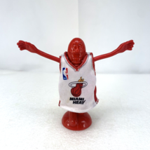 McDonald&#39;s Miami Heat Dwyane Wade NBA Red Figure With Basketball Jersey - £10.01 GBP