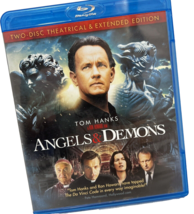 Angels And Demons Blu ray Tom Hanks Theatrical &amp; Extended Edition Ron Howard - £10.21 GBP