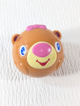 Bright Starts Have a Ball Bear replacement part girl teddy bear brown ba... - $6.84 CAD
