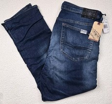 Buffalo By David Bitton Men&#39;s Slim Ash Jeans Stretch Authentic Dirty &amp; S... - $59.39