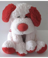 Stuffed Toy Dog Pink and Red 11 1/2in - $7.46