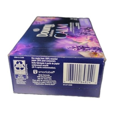 Downy Infusions CALM Dryer Sheets Lavender & Vanilla Bean 90 Count New Sealed  Item image 6