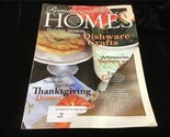 Romantic Homes Magazine November 2009 Holiday Season Trends: Dishware &amp; ... - $7.00