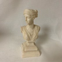 Miniature Bust Statue Diana Versailles Greek Goddess Artemis Moon Home Decor Art - £137.85 GBP