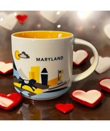 Starbucks 2017 MARYLAND YAH You Are Here 14oz Coffee Mug Crab Home Town ... - $34.68 CAD