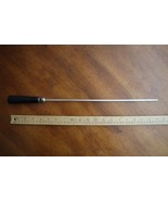 Rotisserie Grill Spit Turning Rod 19.25&quot; Including Wooden Handle 15.5&quot; - $264.25 MXN