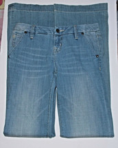 Miss Me Womens Jeans Size 26 Blue Mid Rise Wide Leg Foxy Lolita Denim Inseam 34 - £39.30 GBP