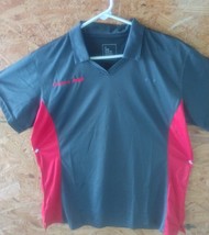 Checkers Rally&#39;s Restaurant Women Uniform Worker Polo Shirt Size Large - £9.00 GBP