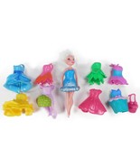Disney Fairies Periwinkle 5&quot; Doll 9 Outfit Tinkerbell Jakks Share Wear R... - $25.96 CAD