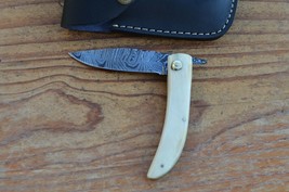 damascus 100% handmade beautiful folding knife From The Eagle Collection Mk980p4 - £27.24 GBP
