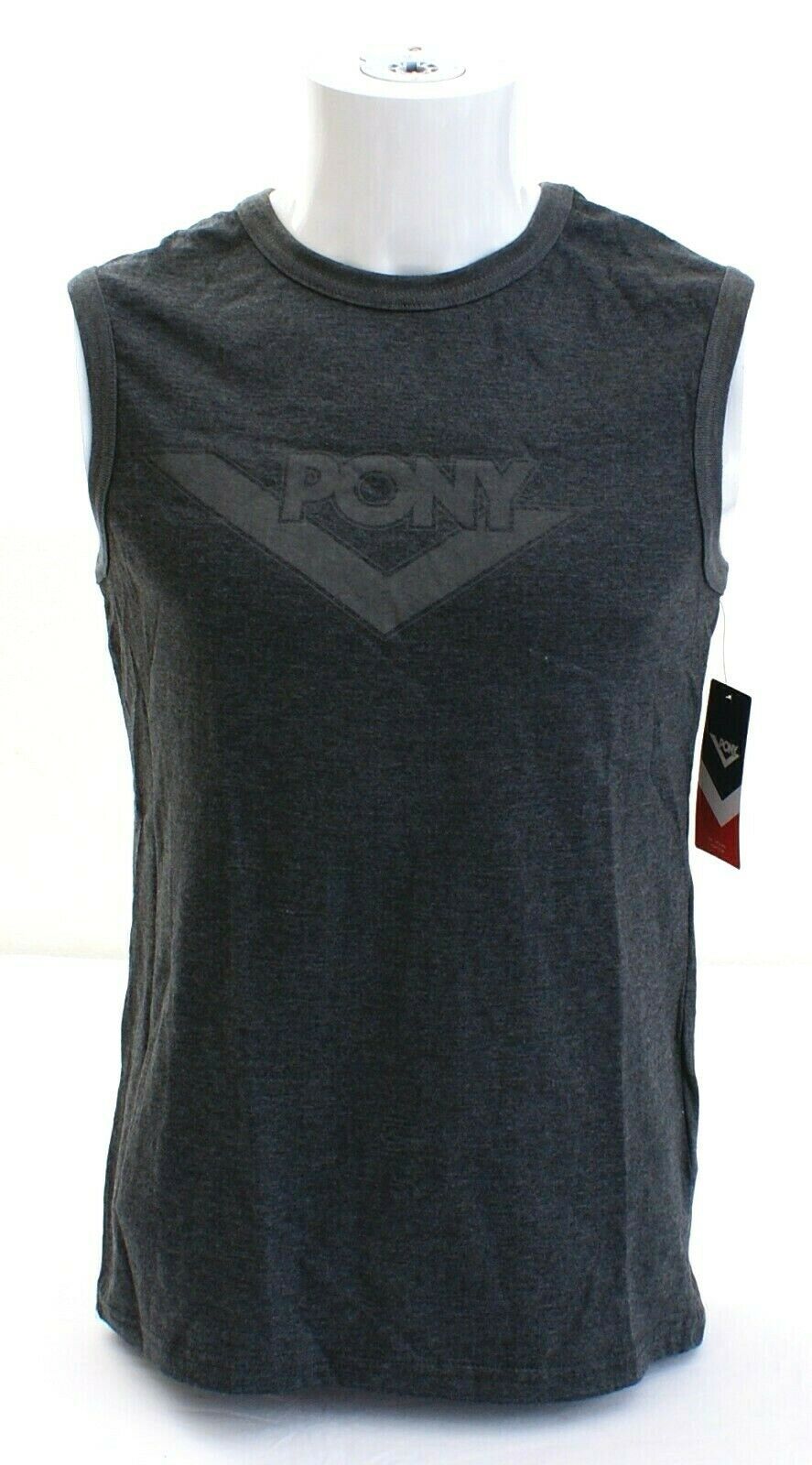 Pony Signature Charcoal Gray Tank Top Shirt Men&#39;s NWT - $22.49