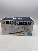 Black &amp; Decker Iron Quick &#39;N Easy X400 Steam Auto Off NEW Vintage 1998 Box NOS - £50.91 GBP