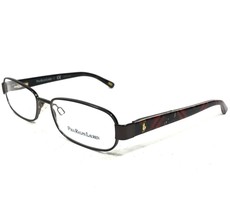 Polo Ralph Lauren 8028 104 Kids Eyeglasses Frames Brown Red Plaid Arms 46-14-125 - £37.31 GBP