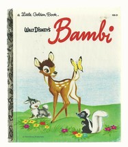 Little Golden Book  WALT DISNEY&#39;S BAMBI    1941/1981   Ex++   49TH    #1... - $21.73