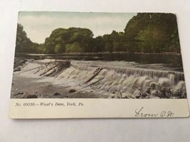 Vintage Postcard Posted 1907 Wiest’s Dam York PA - £1.30 GBP