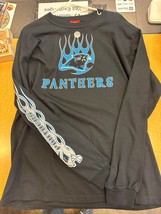 NEW CAROLINA PANTHER Long sleeve Shirt Distressed PAY Dirt  NFL Licensed... - $29.99