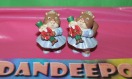 Hallmark Merry Miniatures 2 Squirrel Nutcracker Holiday Figurine Decorat... - $17.81
