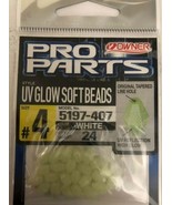 Owner #5197-407 UV Glow Soft Beads 24Ct Pk Size 4 White-RARE-Brand New-S... - £14.97 GBP