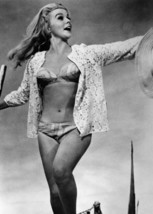 Ann-Margret full length pose in bikini jumping on trampoline 8x10 vintage photo - £19.61 GBP
