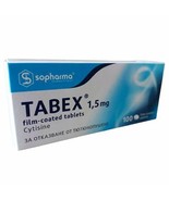 5 PACK  Tabex 1.5 mg x100 tablets -Quit Smoking TRACKING NUMBER - €216,10 EUR