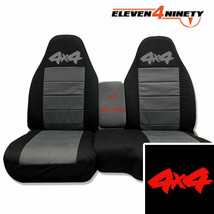 Designcovers For Ford Ranger 60-40 Front Seat Cover 1998-2003 4x4 Black Charcoal - $84.99