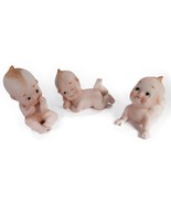 Vtg 4” Lefton Japan Kewpie Doll Baby Bisque Ceramic Figures Sitting Laying - $29.99