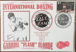 Gabriel &quot;FLASH&quot; Elorde Intl Boxing Hall of Fame May 10 2004 First Day Cover - $8.95