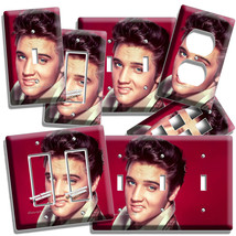 Elvis Presley Sexy Smile Blue Eyes Light Switch Plate Outlet Room Home Art Decor - £14.38 GBP+