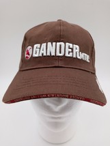 Vintage Gander Mountain Outdoors Brown Denim Trucker Hat Cap Adjust Stra... - $11.26