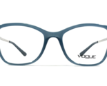 Vogue Brille Rahmen VO 5152 2534 Blau Silber Quadratisch Voll Felge 50-1... - £44.79 GBP