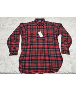 Vintage Pendleton 1960s Virgin Wool Tartan Plaid 17 Shirt Flannel Button NWT NEW - £180.58 GBP