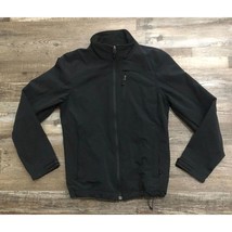 LL Bean Womens Medium Black Full Zip Stretch Jacket - $20.29