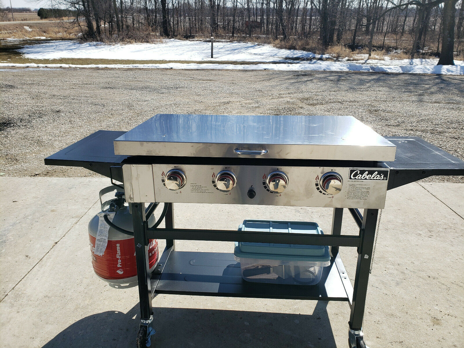 Stainless Griddle cover for Cabela's griddle - $137.50