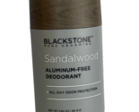 BLACKSTONE MENS GROOMING SANDALWOOD ALUMINUM-FREE DEODORANT 2.82 OZ / 80 g - $15.99