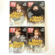 Harry Potter, TV Guide Set of (4), 2001, No Labels, Vintage - $38.69