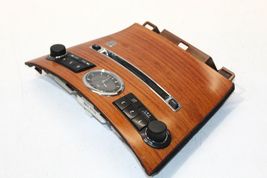 2006-2007 INFINITI M35 M45 CENTER DASH RADIO CONTROL CLOCK WOOD TRIM BEZEL P1885 image 7