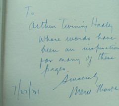 Signed w/Dedication by MERLE THORPE &quot;How&#39;s Business&quot;  1931 Ancient Book - $49.45