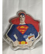 VINTAGE WILTON CAKE PAN Superman DC Comics Superhero 1977 Not Original S... - £11.70 GBP