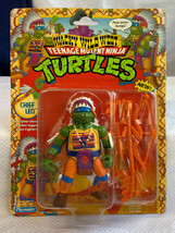 1992 Playmates TMNT Wacky Wild West CHIEF LEO Action Figure in Blister Pack - £141.61 GBP