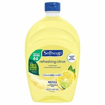 Softsoap Refreshing Citrus Yellow Hand Soap Refill 50oz Kitchen Bathroom Soap  - £9.40 GBP