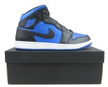 Air Jordan 1 Mid  Sneakers Mens Size 13 Royal Blue Black White NEW DQ842... - $129.95