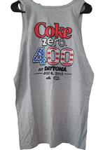 NEW Nascar Coke Zero Large 400 at Daytona 2013 Gray Tank Top Race Shirt - £11.36 GBP