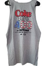 NEW Nascar Coke Zero Large 400 at Daytona 2013 Gray Tank Top Race Shirt - £11.14 GBP