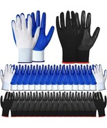 SHANDERBAR 48 Pair Gardening Gloves for Men Women, Rubber Coated Mechani... - $153.73 CAD
