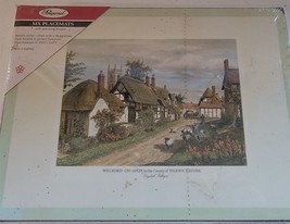 NIB 6 Vintage Pimpernel 12&quot; Cork-Backed Placemats Made in England - £14.79 GBP