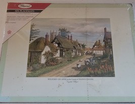 NIB 6 Vintage Pimpernel 12&quot; Cork-Backed Placemats Made in England - $18.81